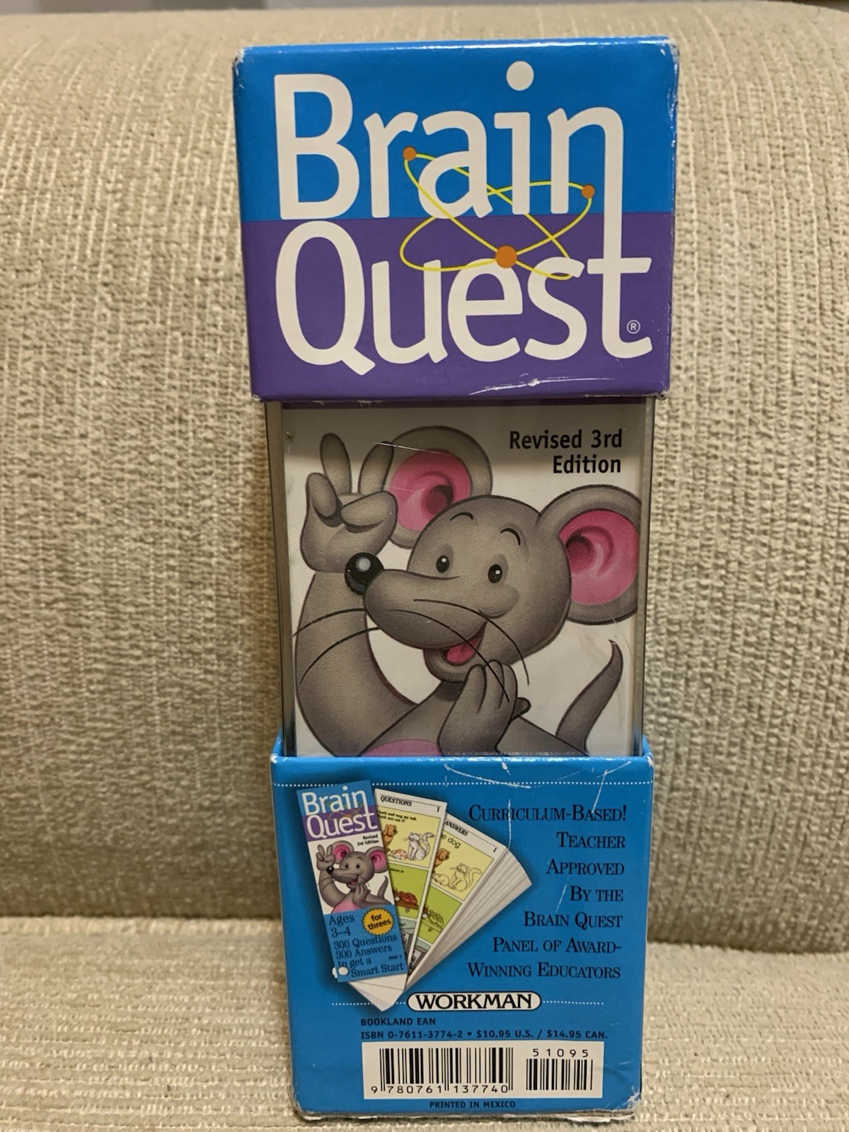 BRAIN QUEST It’s Ok To Be Smart Ages 3-4 300 Questions & Answers Workman