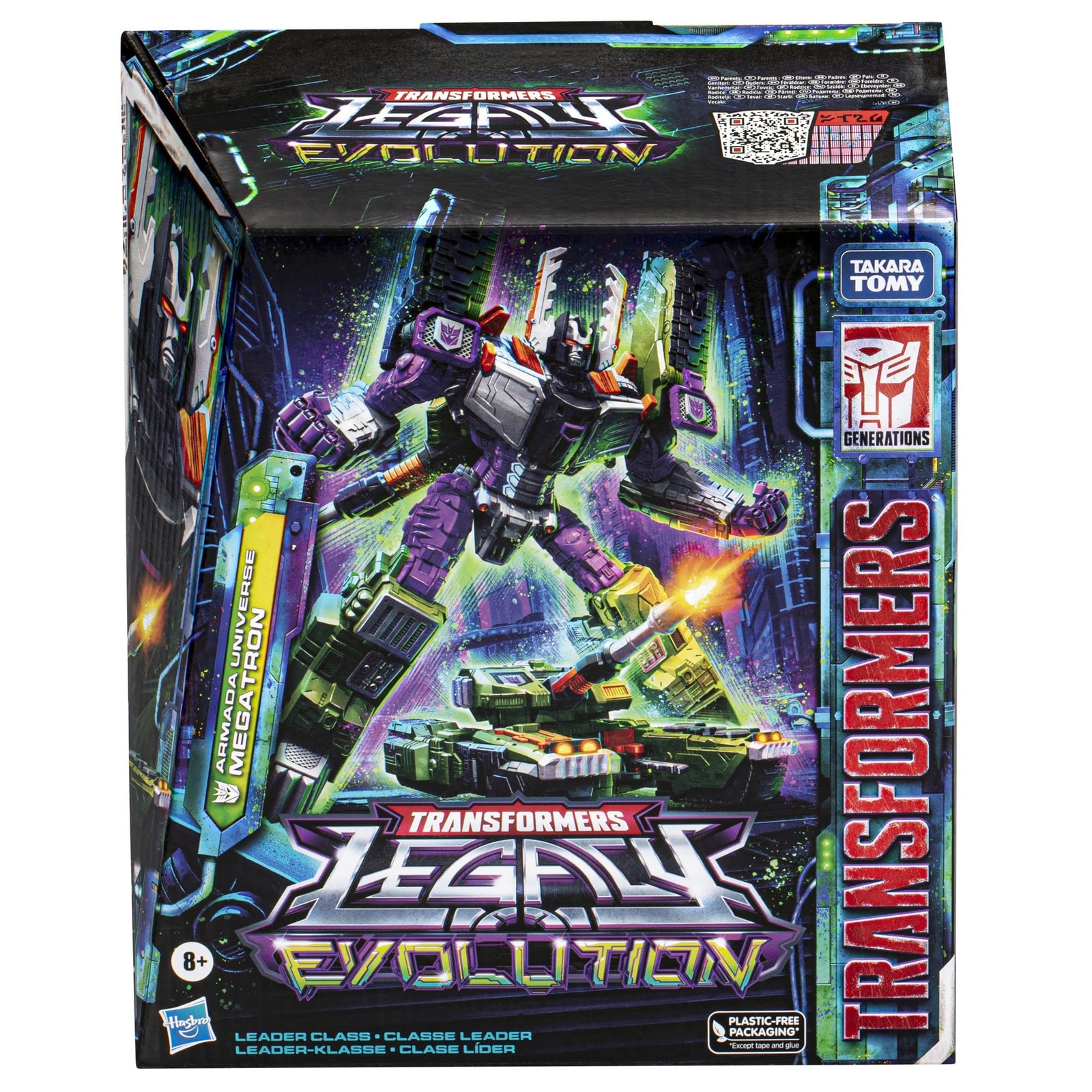 Transformers Toys Legacy Evolution Leader Armada Universe Megatron Toy, 7-inc…