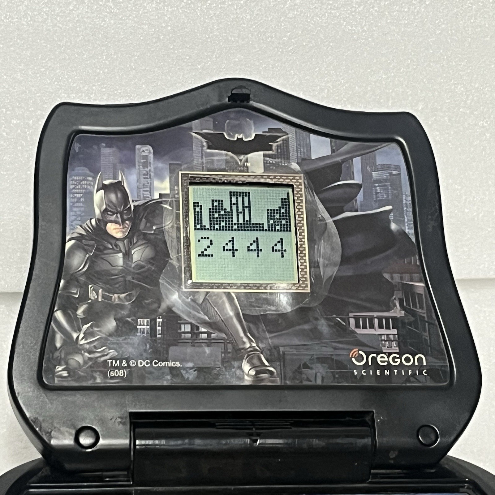 Rare Oregon Scientific Batman Dark Knight Computer Educational toy Laptop Game