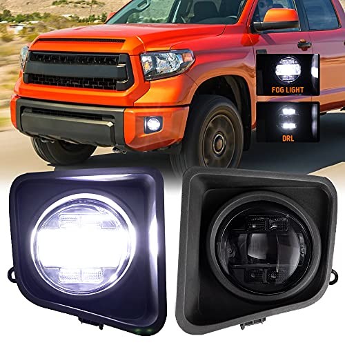 LED Fog Light DRL Compatible Toyota Tundra 2014 2021