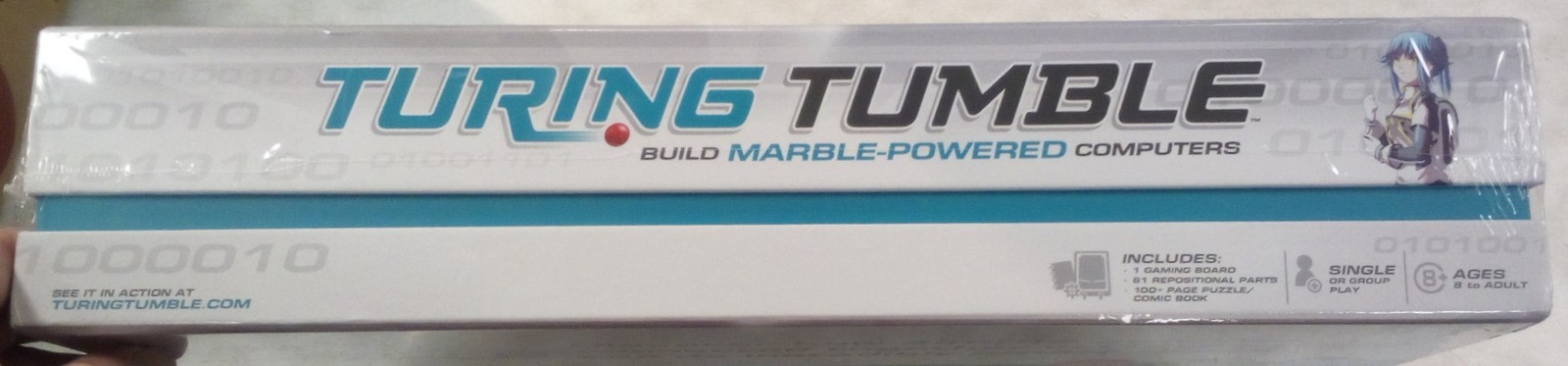Turing Tumble Build Marble-Powered Computers Game from Upper Story