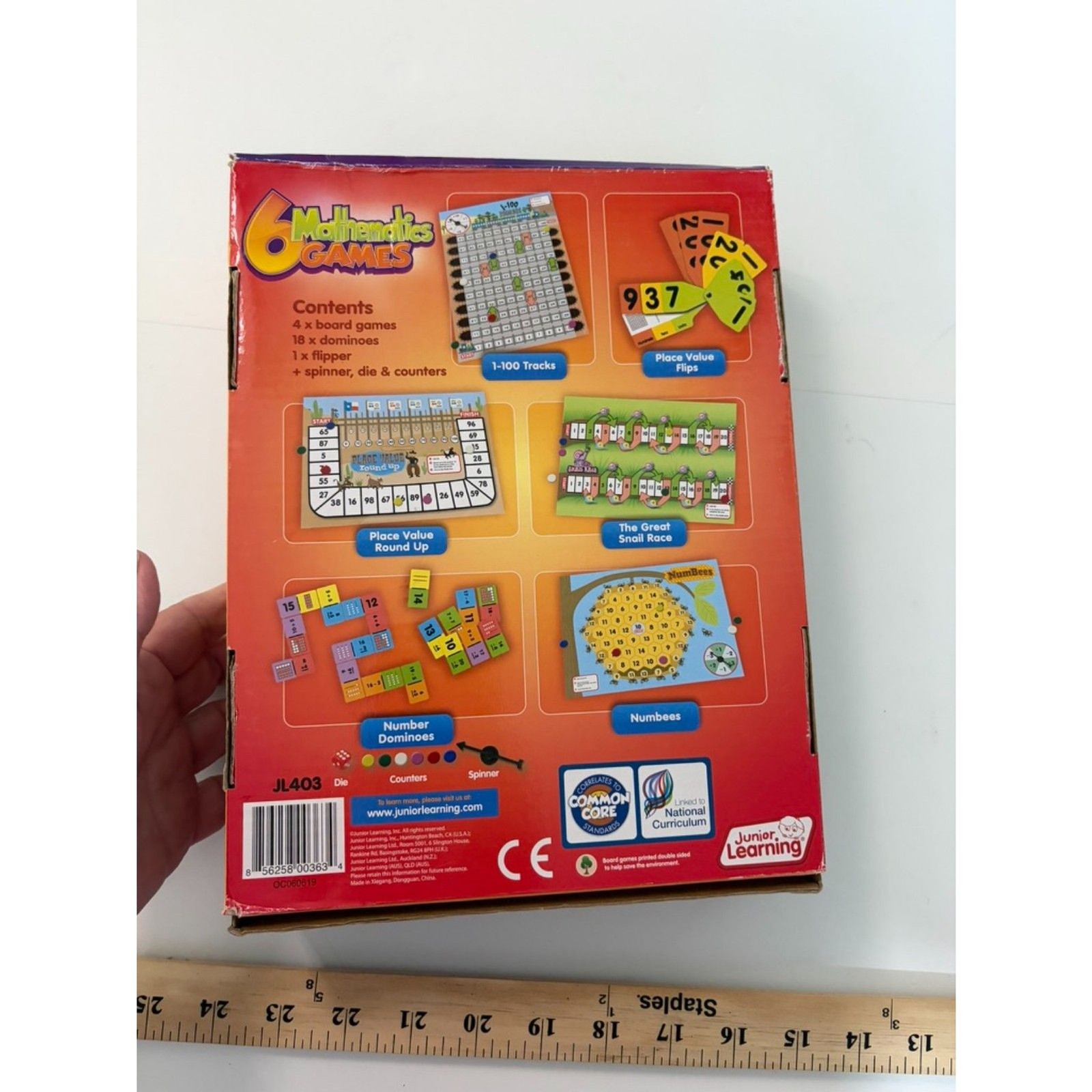 6 Mathematics Games By Jr. Learning