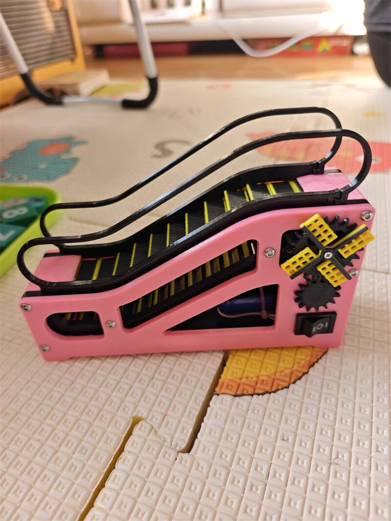 New Escalator Simulation Lift Button Elevator Model Toy Electric Toys 3D