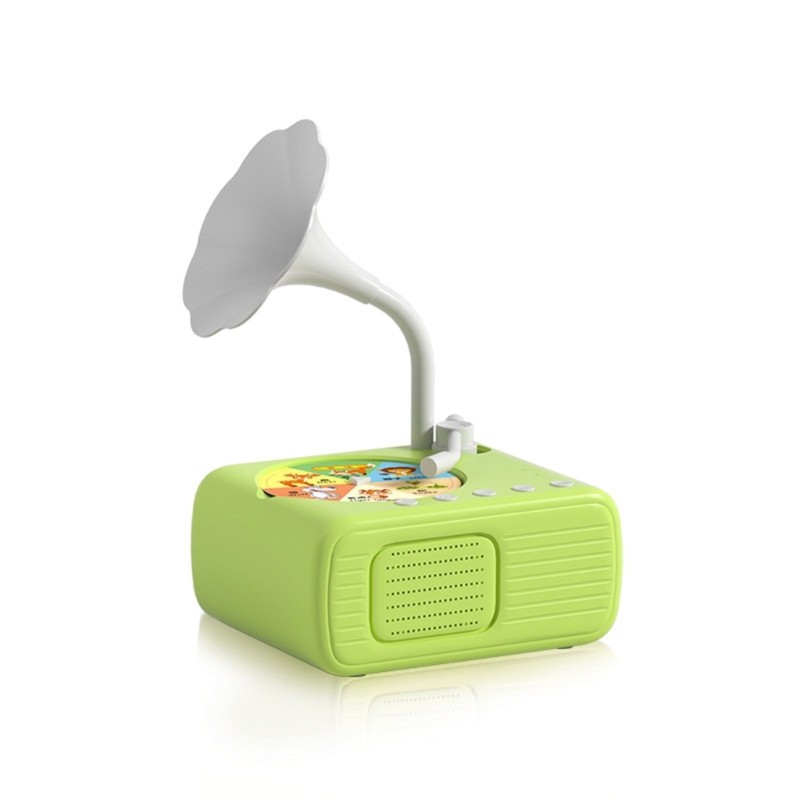 Interactive Gramophone Music Player Toy For Children with 96 Cards USB Charging