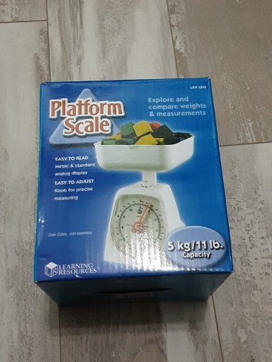 LEARNING RESOURCES PLATFORM SCALE 5KG/11 LB.
