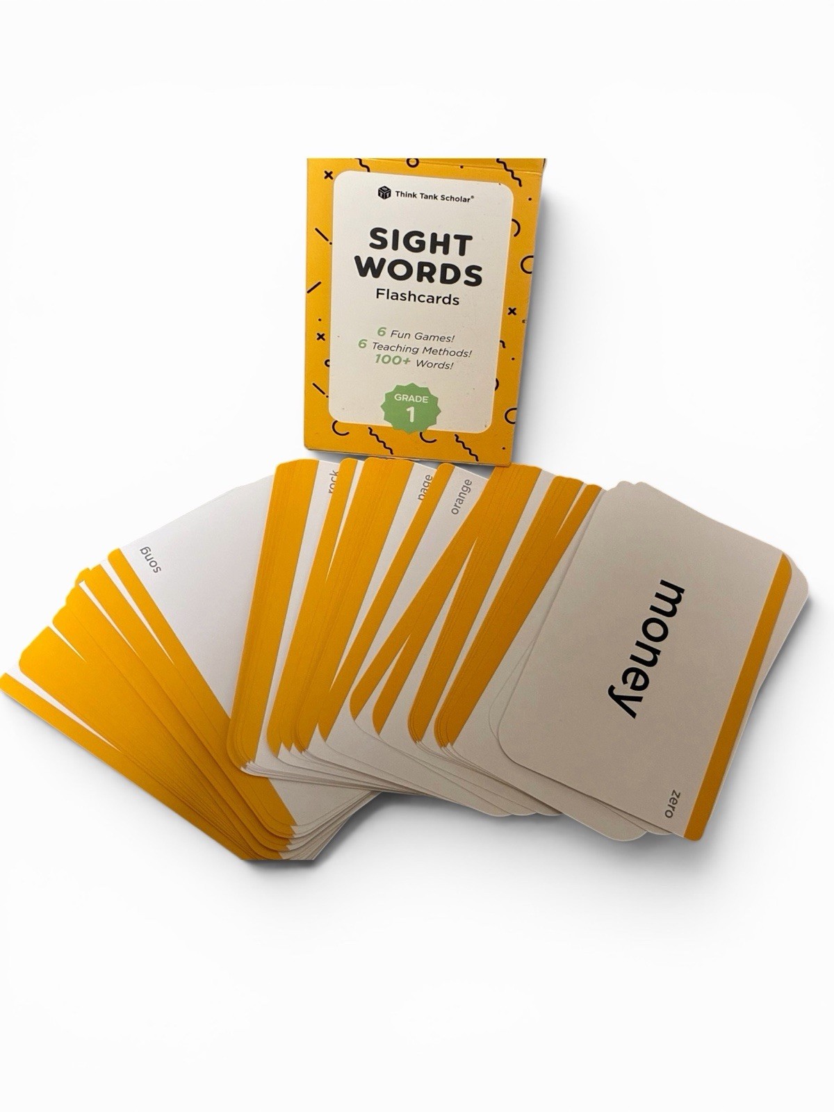 First Grade Sight Words Flashcards Think Tank Scholar Reading Homeschool Study