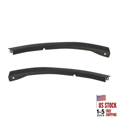 2PCS Front Bumper End Caps Compatible with RAV-Four 2016-2018 Textured Right