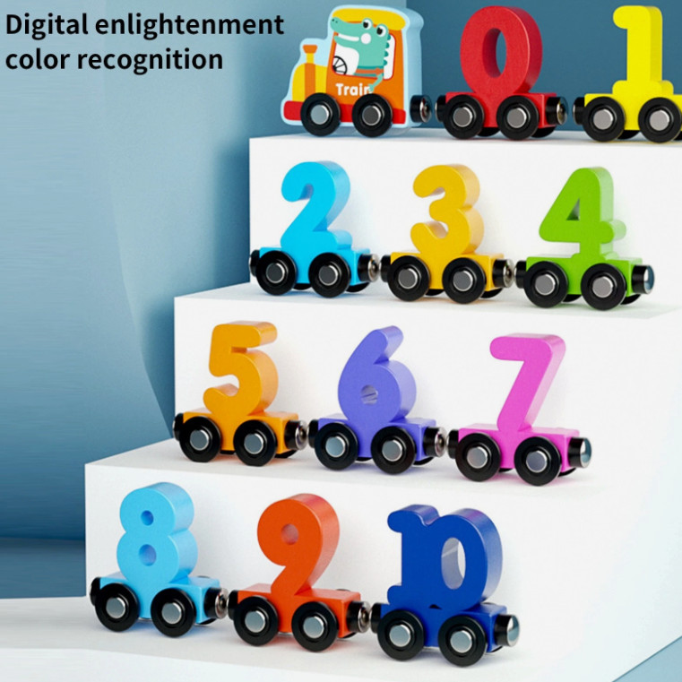 Magnetic Wooden Alphabet Train Set for Kids – Fun Learning from Ages 1-3