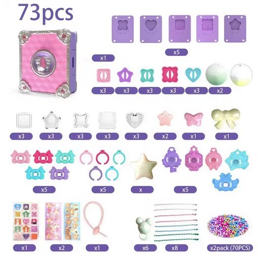 Kids Magic Sticker Book Set DIY Handmade Craft Toy Creative Activity Kit