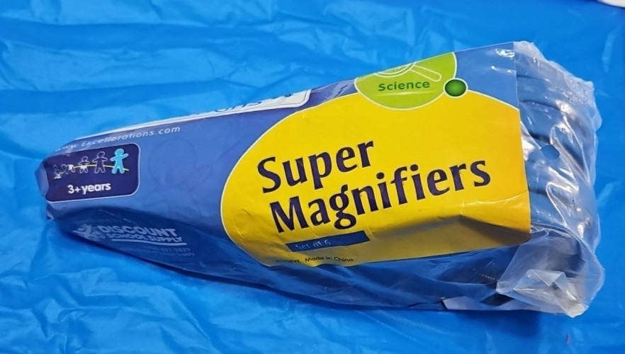 STUDENT’S BIGEYE Super Magnifiers, Set of 6 ~ Blue ~ By Excellerations