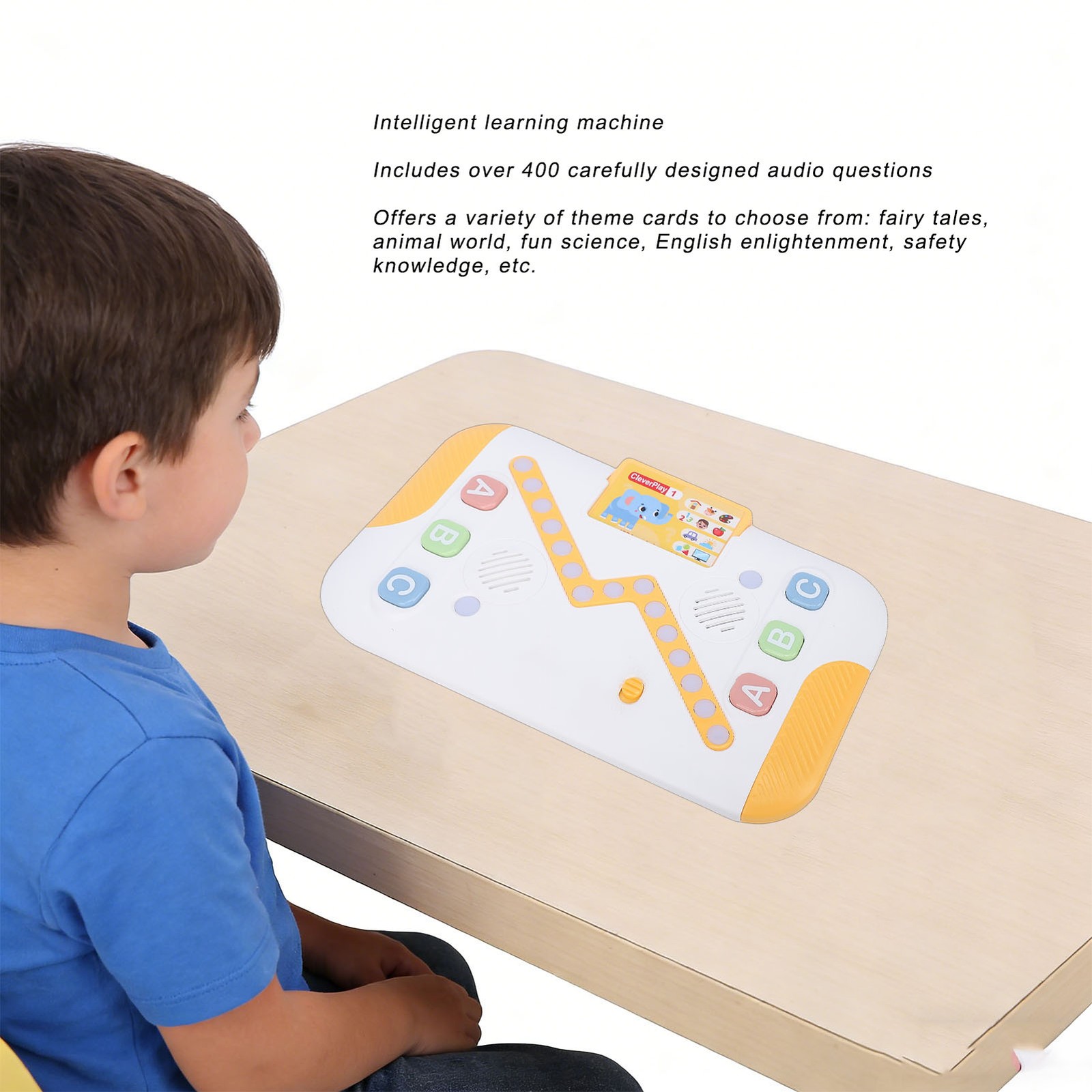 1-Interactive Quiz Card Reader Educational Flashcard Machine For Kids 3-6