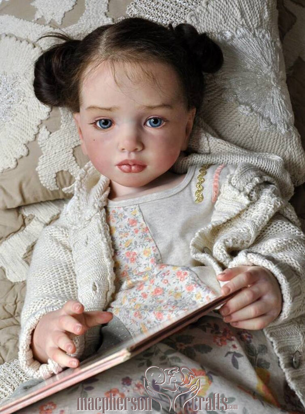 40inch Unpainted Reborn Doll Kit Huge Toddler Girl Blank with CONNECTORS Aloenka