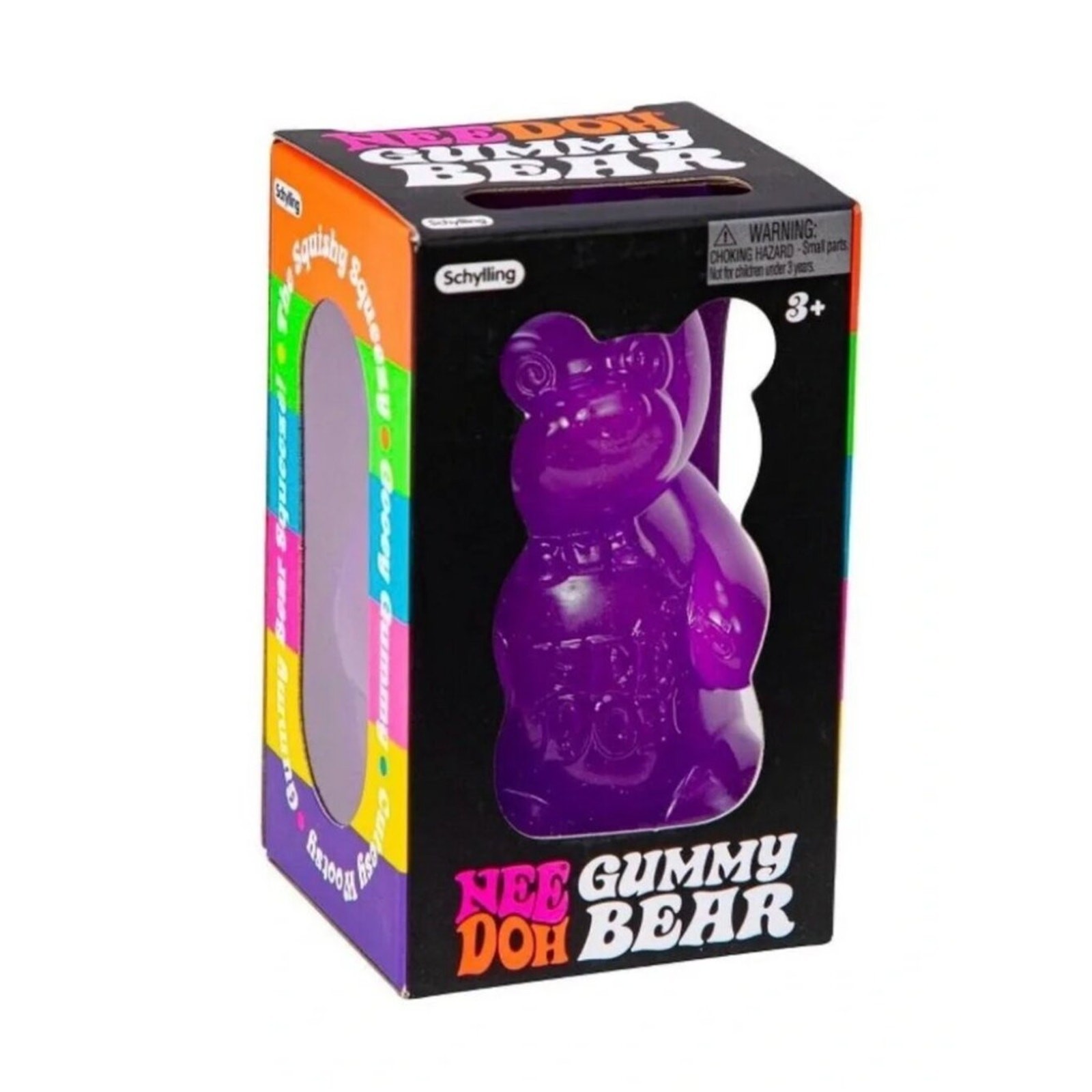 NeeDoh Gummy Bear – PURPLE| Jumbo Squishy Sensory Toy, 3.5 inches tall – NIB!
