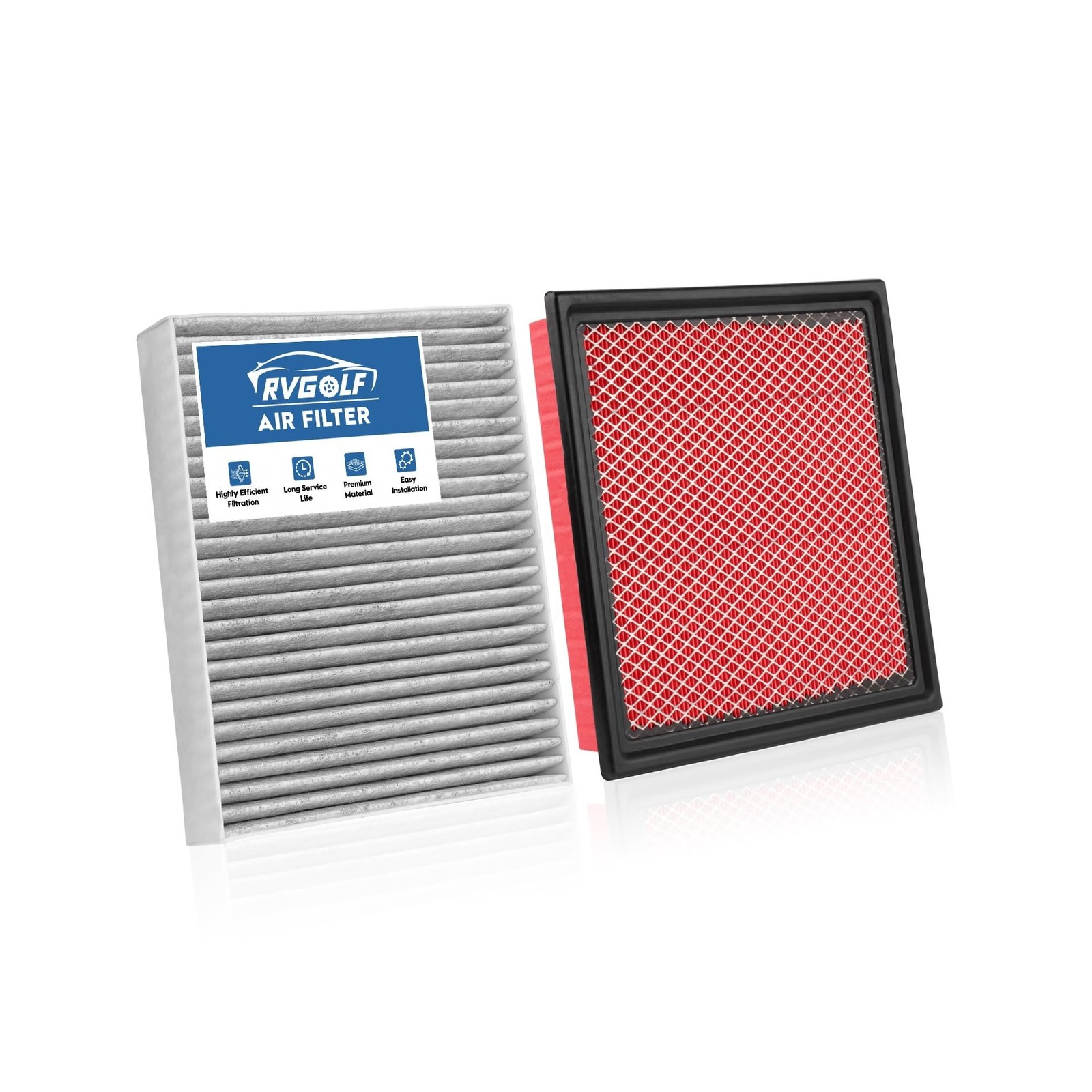 Engine+Cabin Air Filters Fit for 2014-2018 Chevrolet Silverado 1500＆GMC S