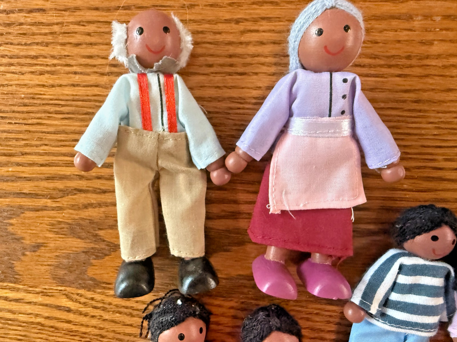 Sand Tray Therapy Miniature Family Figures Lot 8 Diverse Generations Play Therap