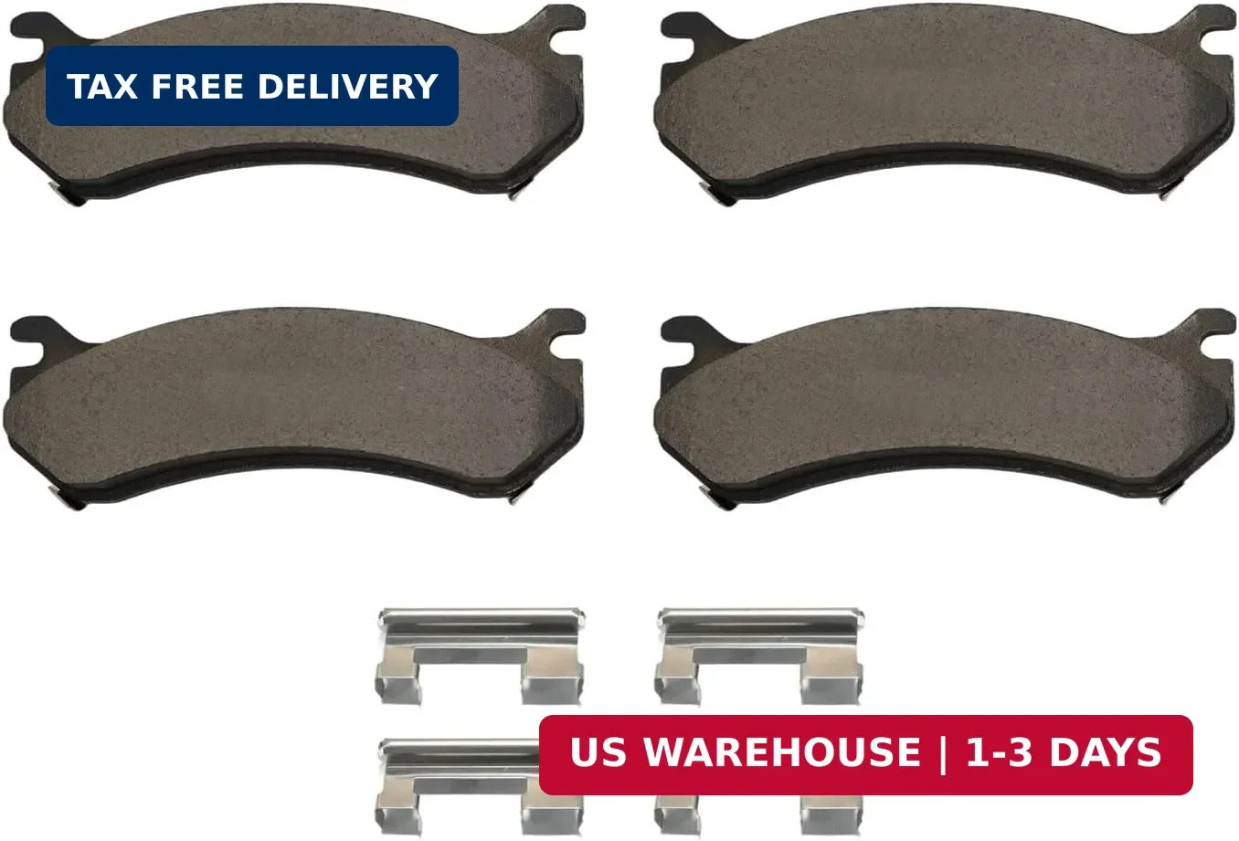 SATISFIED Ceramic Front Brake Pads D785 Fit For Cadillac Escalade 2002-2006, For