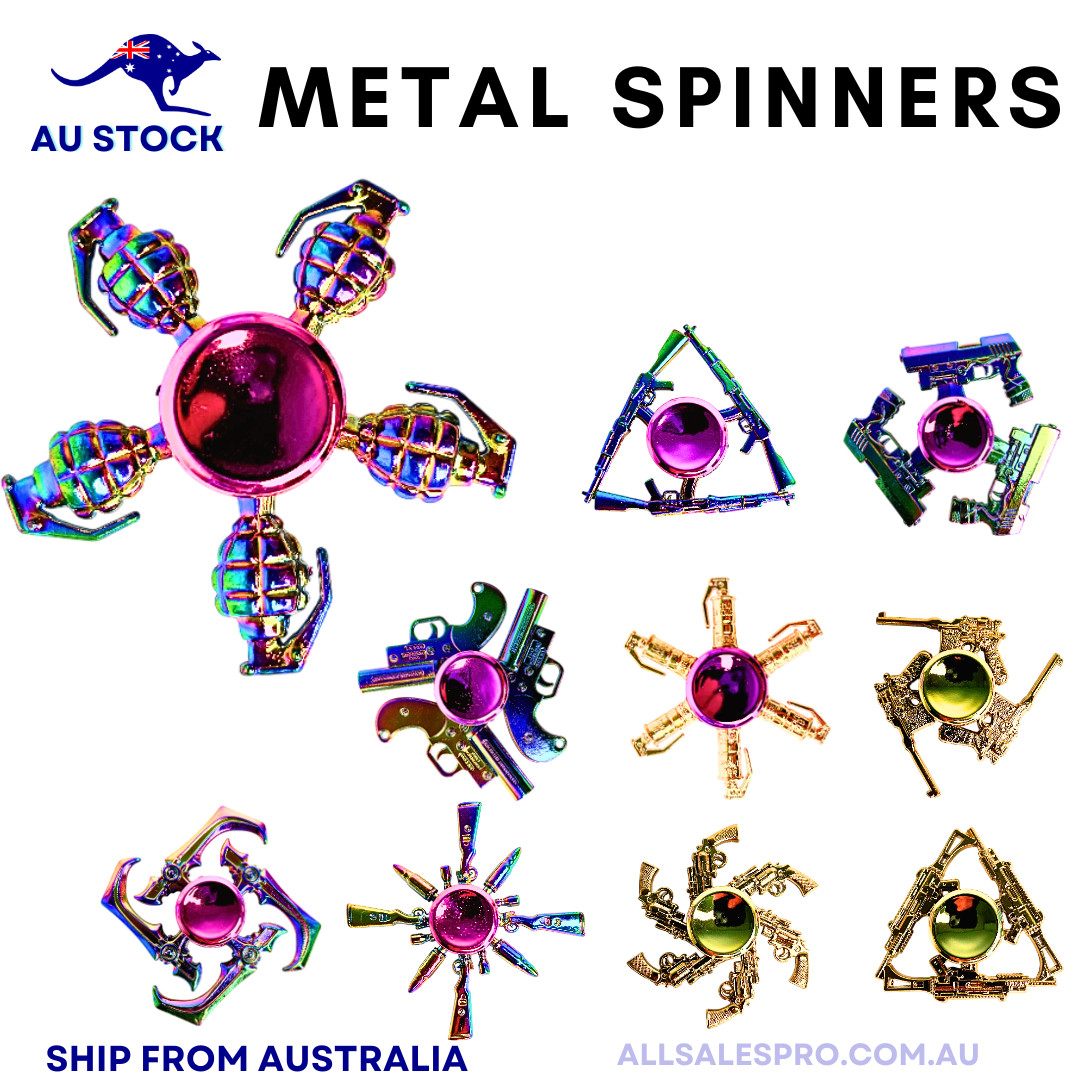 Metal Spinners Gyro Fidget Toys Hand Finger Spinners For Kids Autism Gift