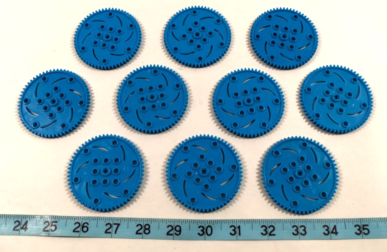 Lot of 10 Vex IQ Gears Robotics Educational Add-on Extra Pieces