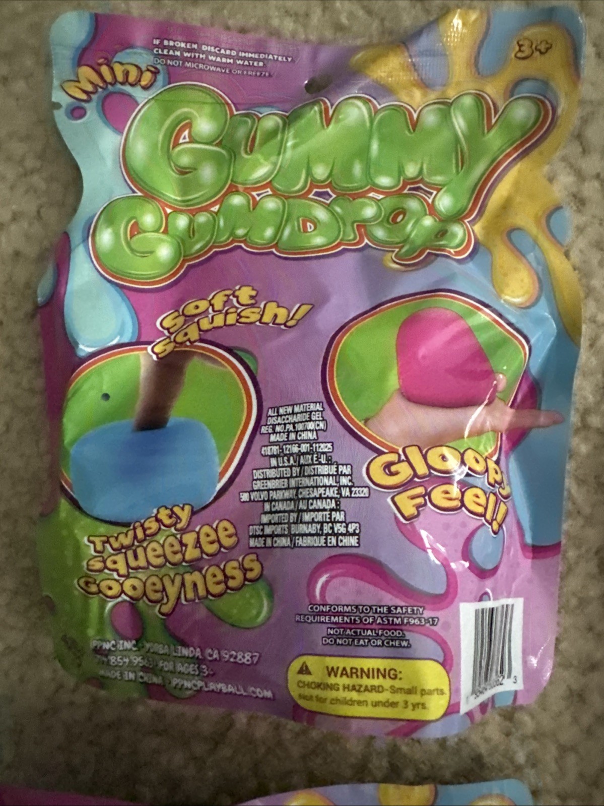 Viral TikTok 4 Pack PPNC Gummy Gumdrop Squishy Brand New squishy