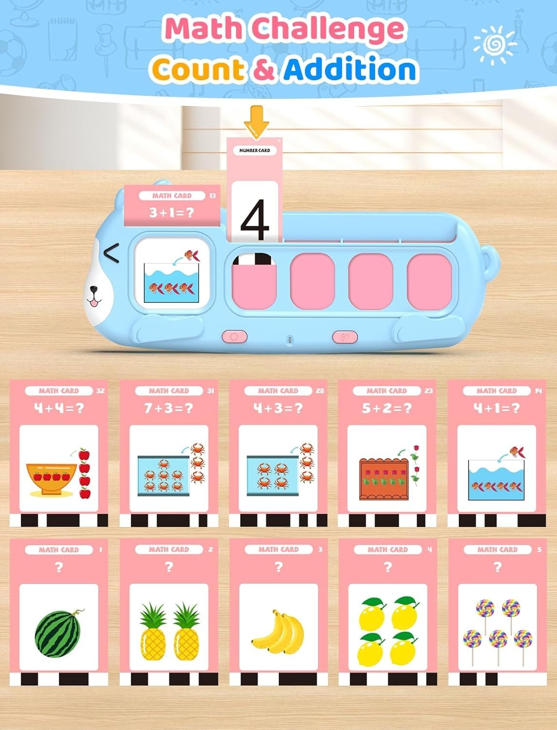 Kids Phonics Learning Flash Cards – Educational Toy Set