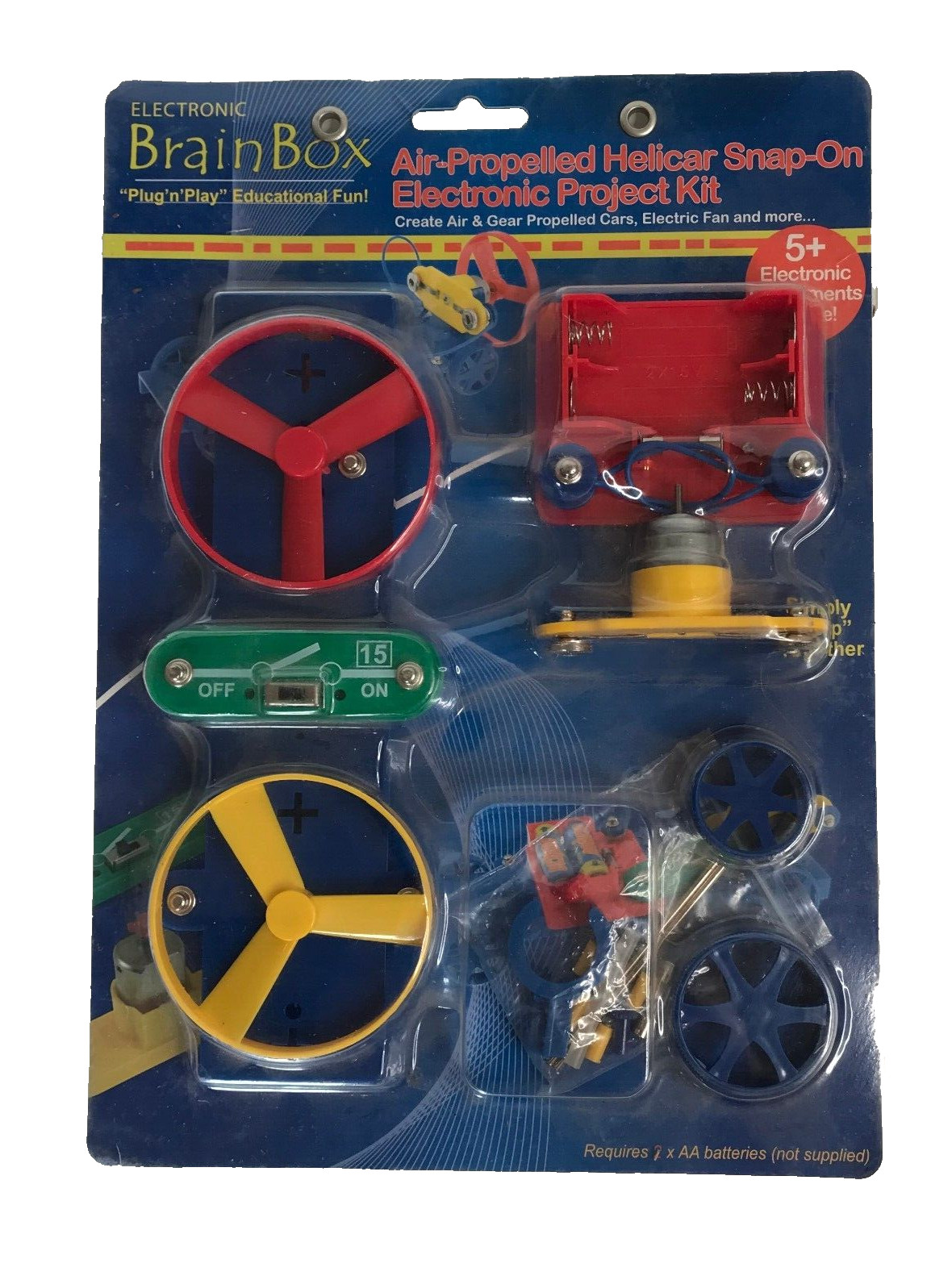 Vintage Electronic Brain Box (Air Propelled Helicar Snap-On Electronic Kit) New