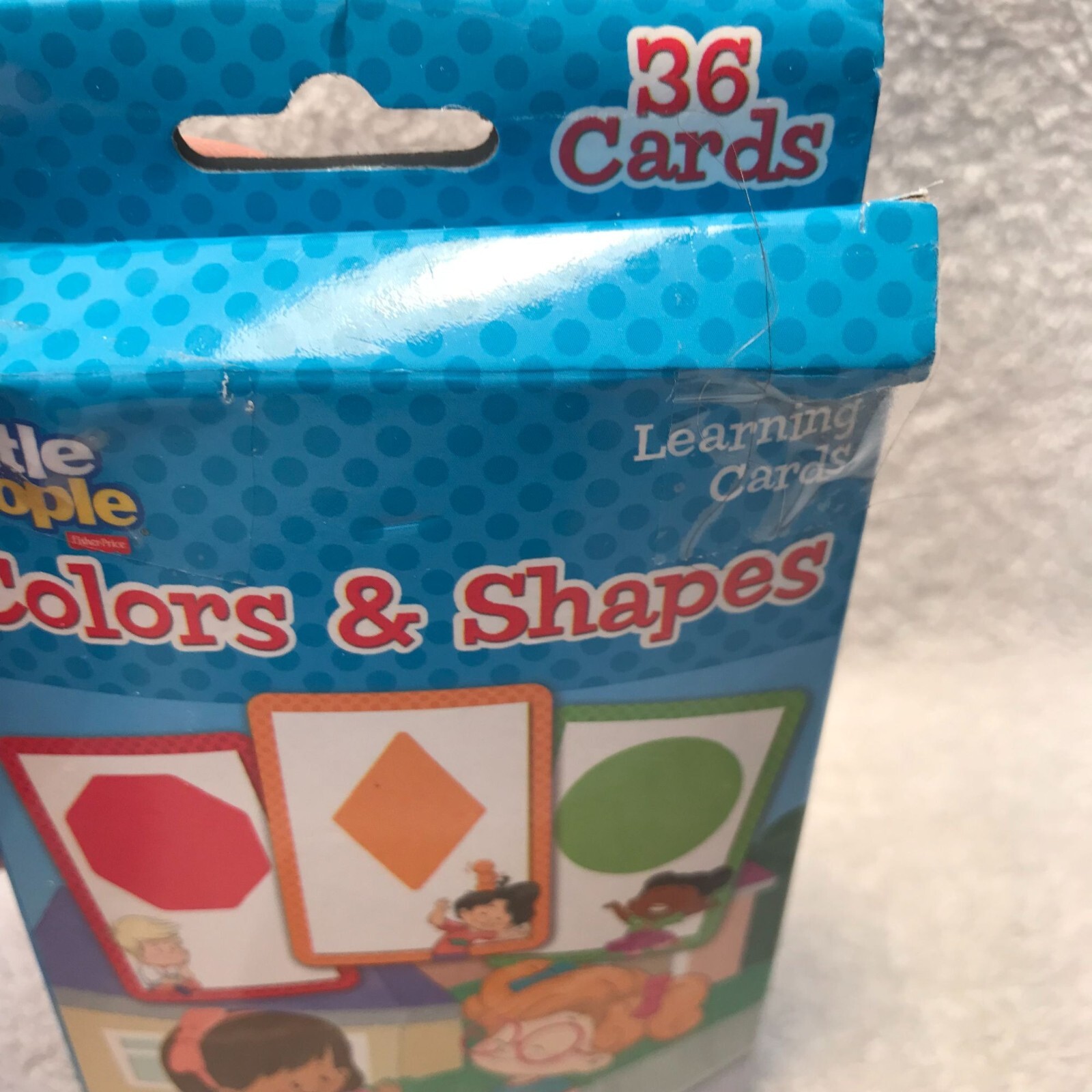 Little People Colors & Shapes Learning Cards – 36 Fun-Filled Cards For Kids