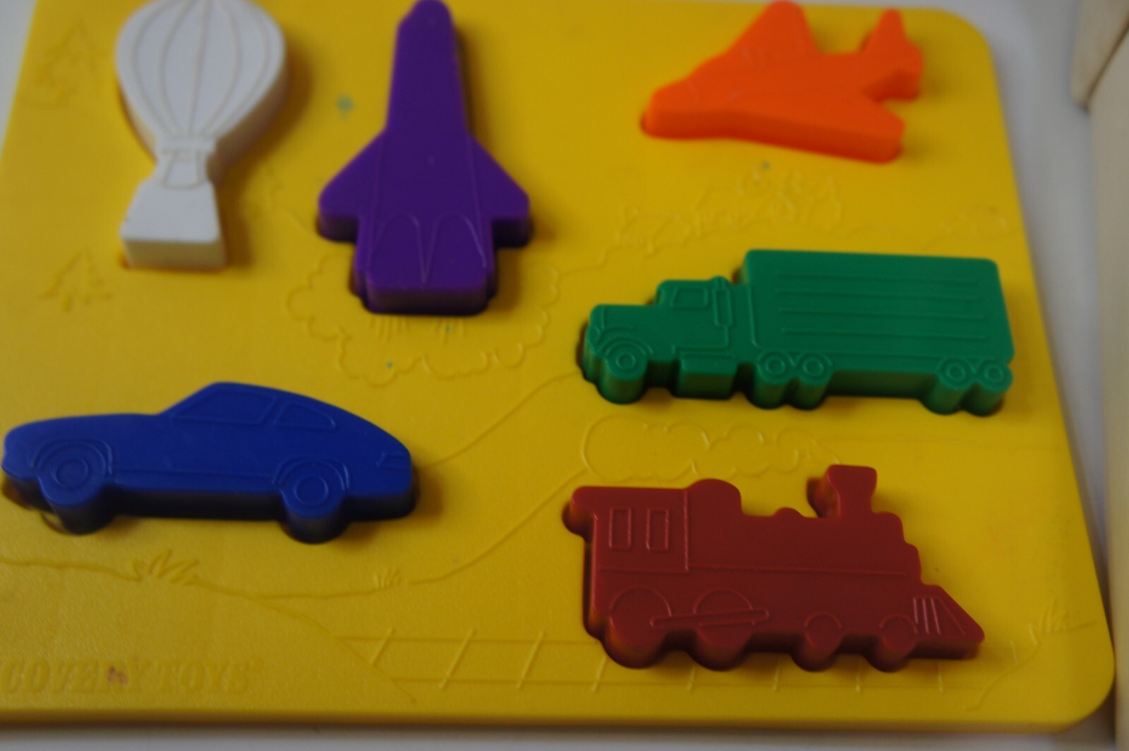 VTG Discovery Toys Place and Trace Puzzle Stencil Complete with Box Made In USA