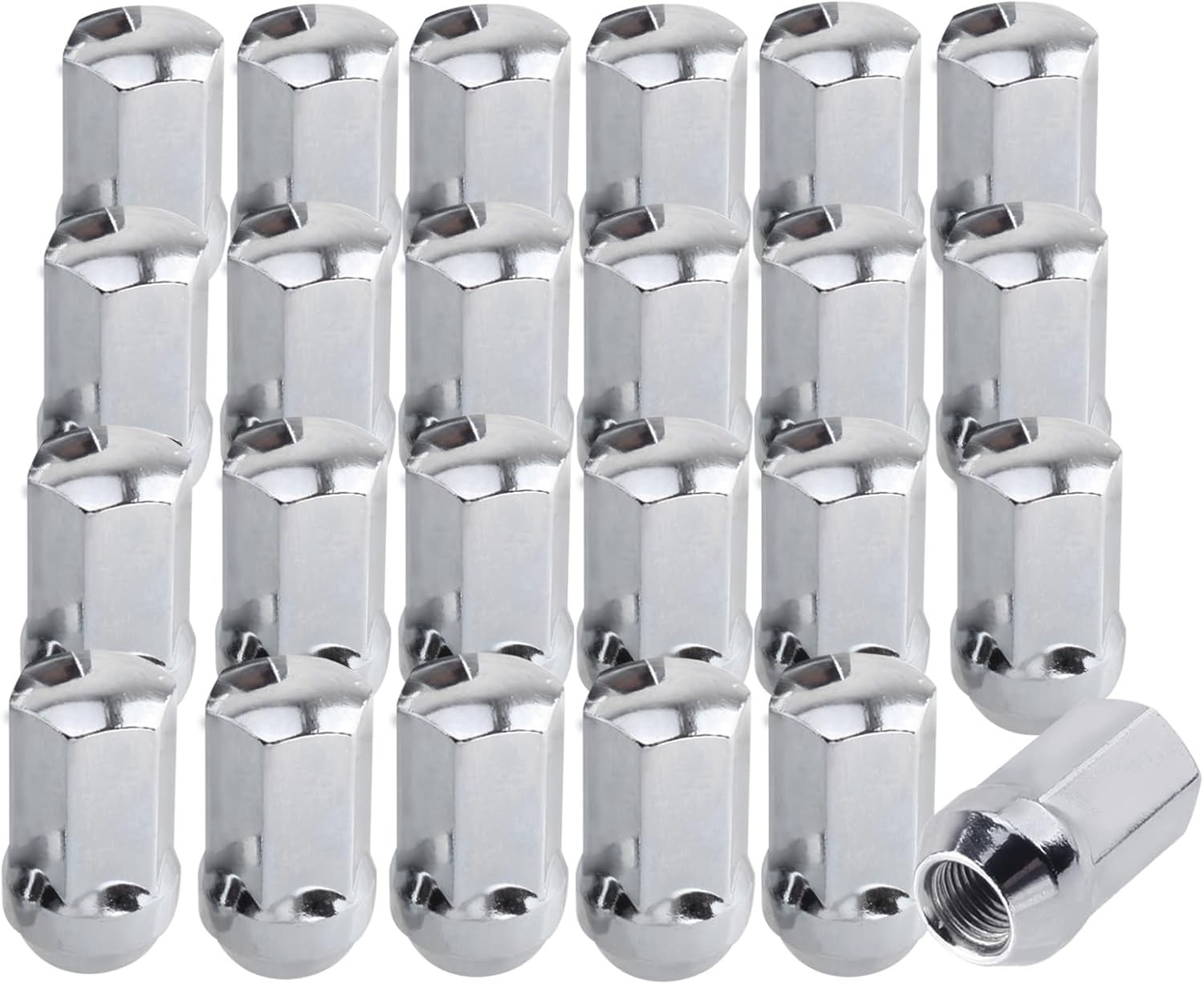 Set of 24 M14x1.5 Lug Nuts Comptible with Replacing Silverado Tahoe Suburban Tah