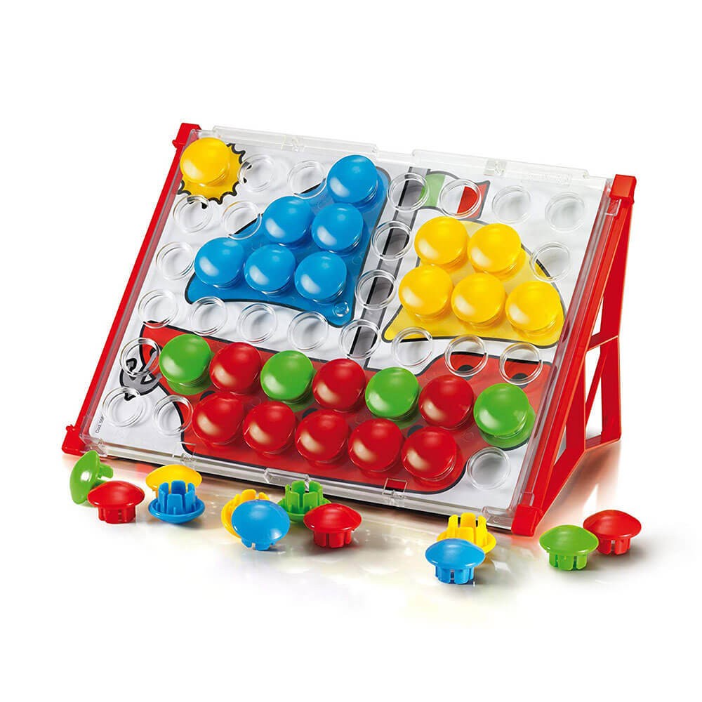 Quercetti Creative Inspiration Shapes Messages Washable Fanta Color