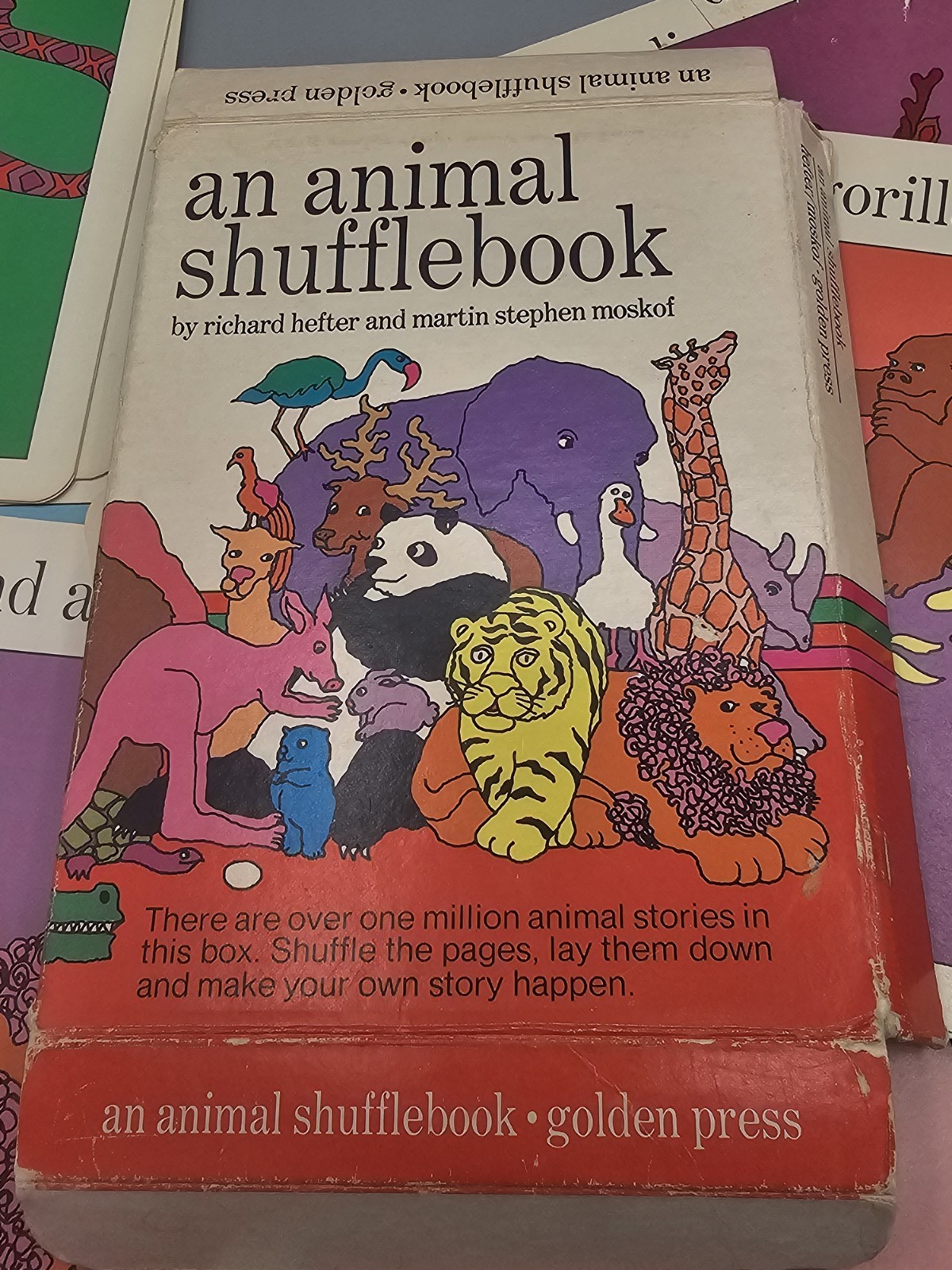 An Animal Shufflebook Cards Richard Hefter Martin Stephen Moskof 1971 49 Cards*