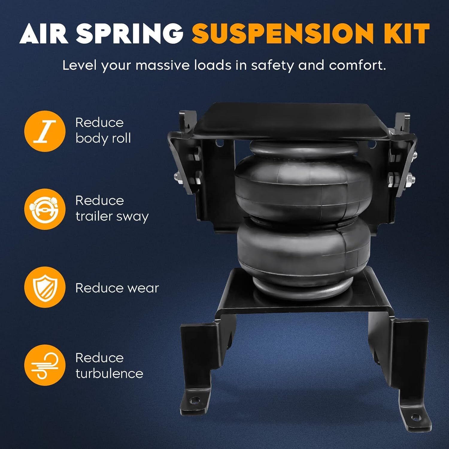 Rear Air Spring Bags Suspension Kit for Ford F150 2015 2016 2017 2018 2019 2020