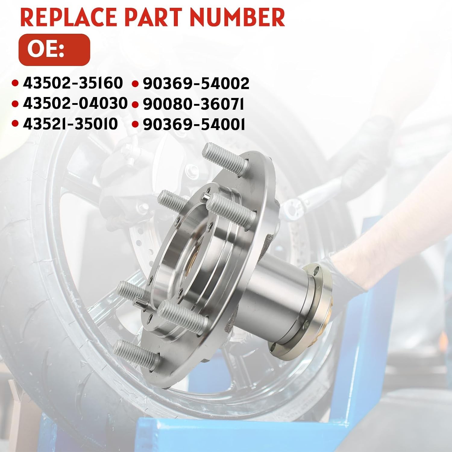 Front Wheel Bearing Hub Toyota Tacoma 1995-2004 4WD