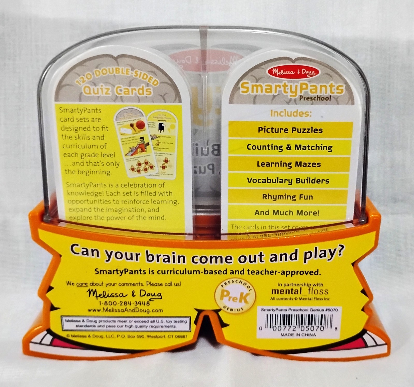 NEW Melissa & Doug Smarty Pants Preschool Genius 120 Brain Building