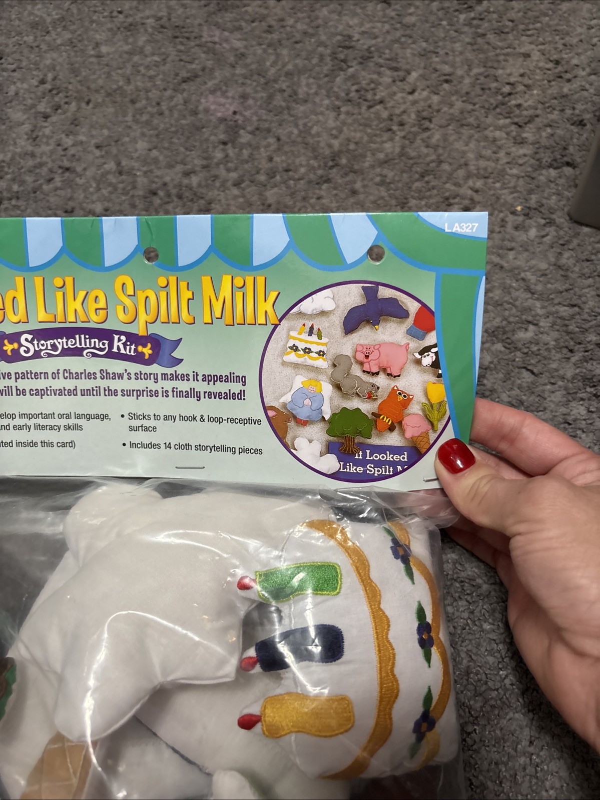 NEW Lakeshore Learning It Looked Like Spilt Milk Storytelling Kit 14 pieces