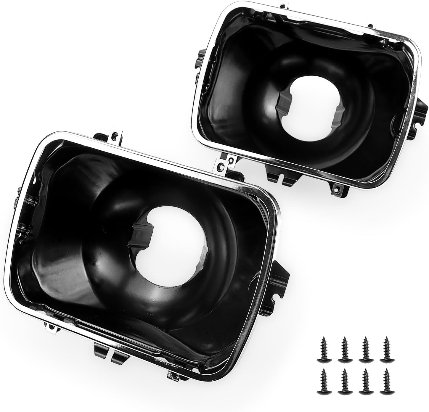 2PCS Headlight Bucket Kit, 5X7 Headlight Mounting Compatible with Chevy Express