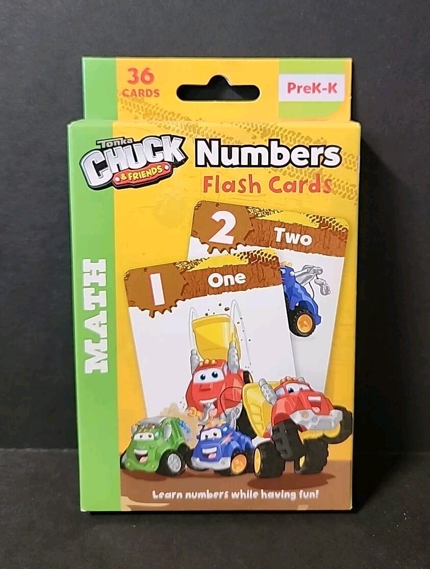 Tonka Chuck & Friends: Alphabet / Numbers Learning Flash Cards PreK-K