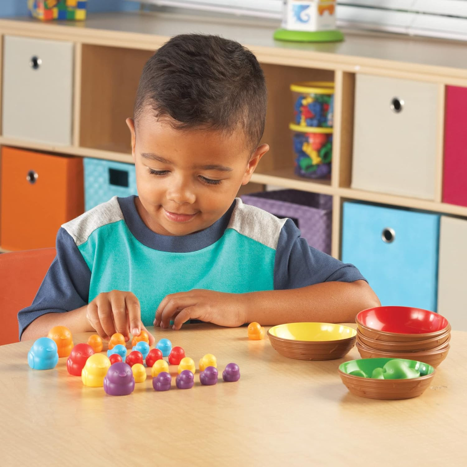 Birds in a Nest Sorting Set – 36 Pieces, Ages 3+ Toddler Learning Toys, Educatio