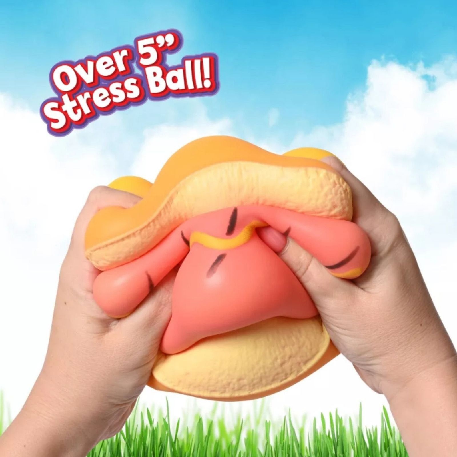 Sunny Days Squeeezy Hot Dog Fidget Toy