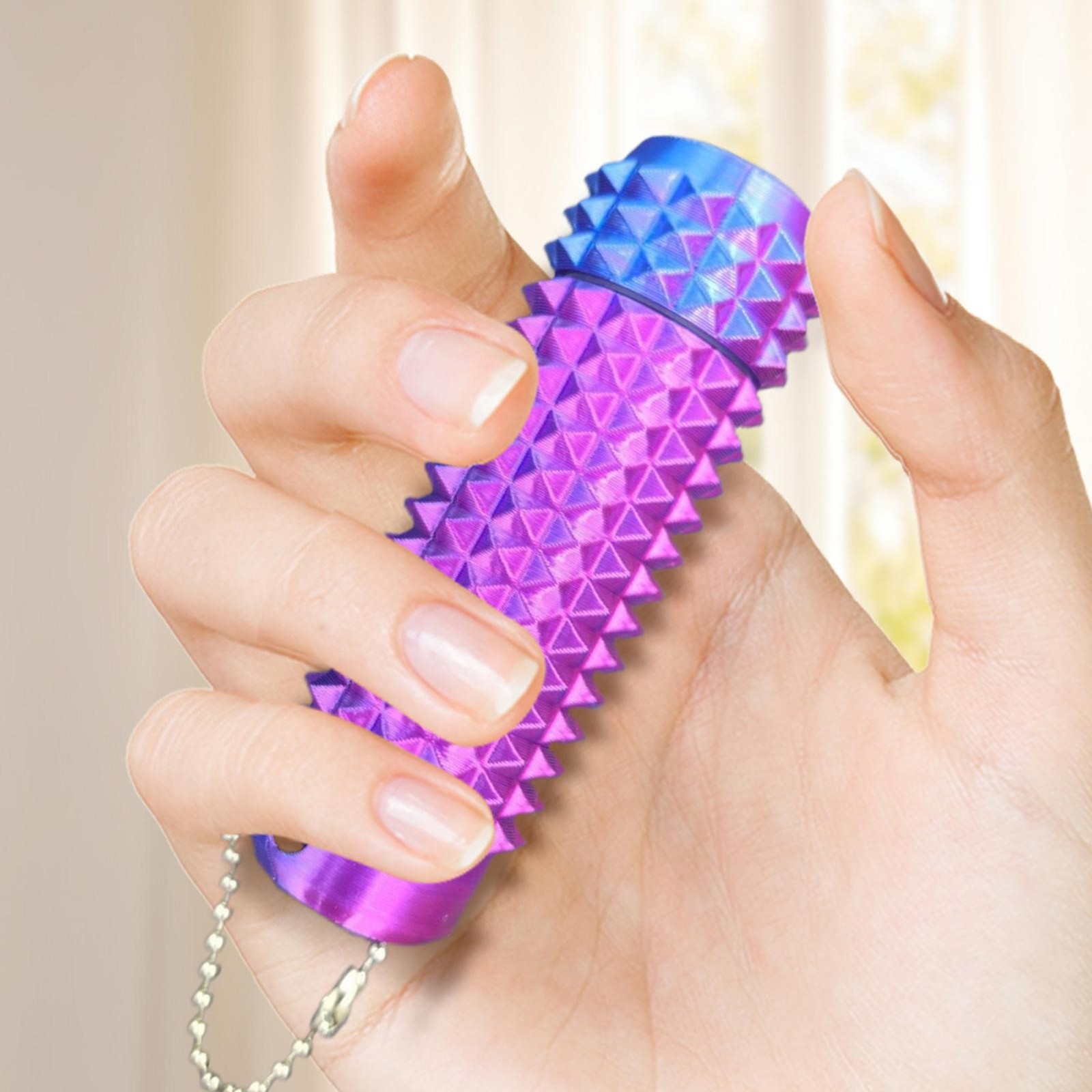 Spiky Grippie Stim Keychain Comfortable Tool Unique Key Hanging Ornament
