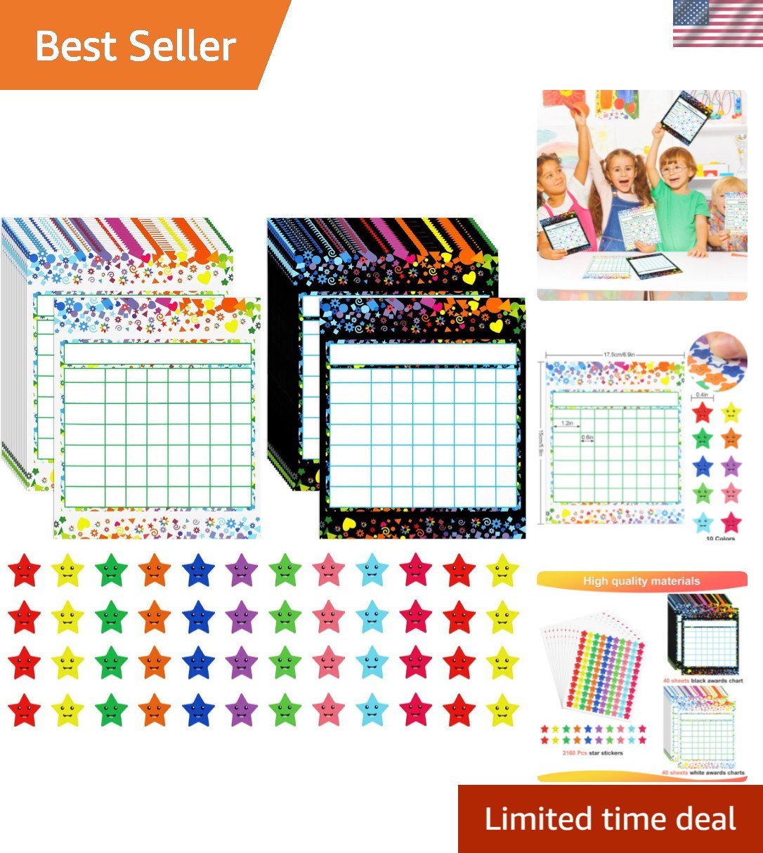 80 Pack Reward Chart for Kids, Incentive Chart Behavior Chart for Kids at Hom…