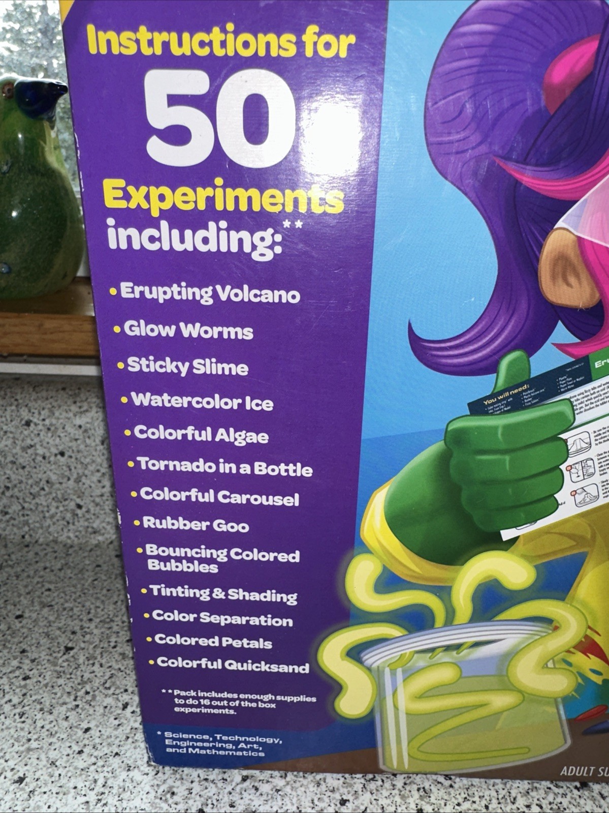 Crayola Color Chemistry Lab Set Instructions For 50 Experiments New in Open Box