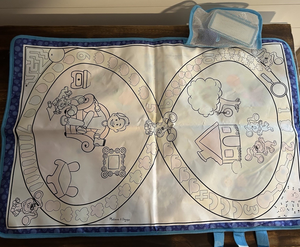 BLUE’S CLUES & YOU WATER WOW ACTIVITY MAT Creative Toy With Accessories 28”x19”