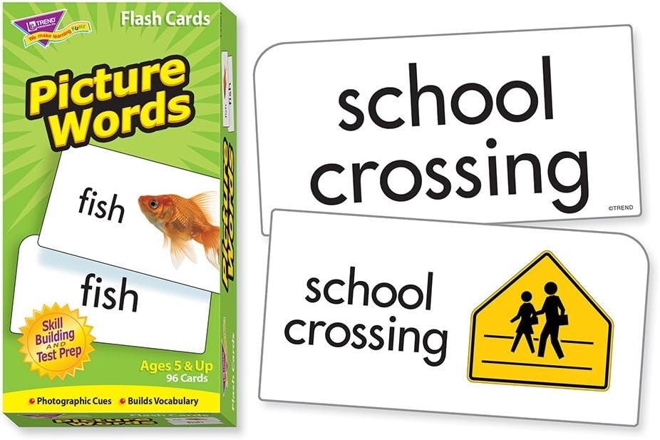 Picture Words Skill Drill Flash Cards, Content-Rich Self-Checking Cards to Pr…
