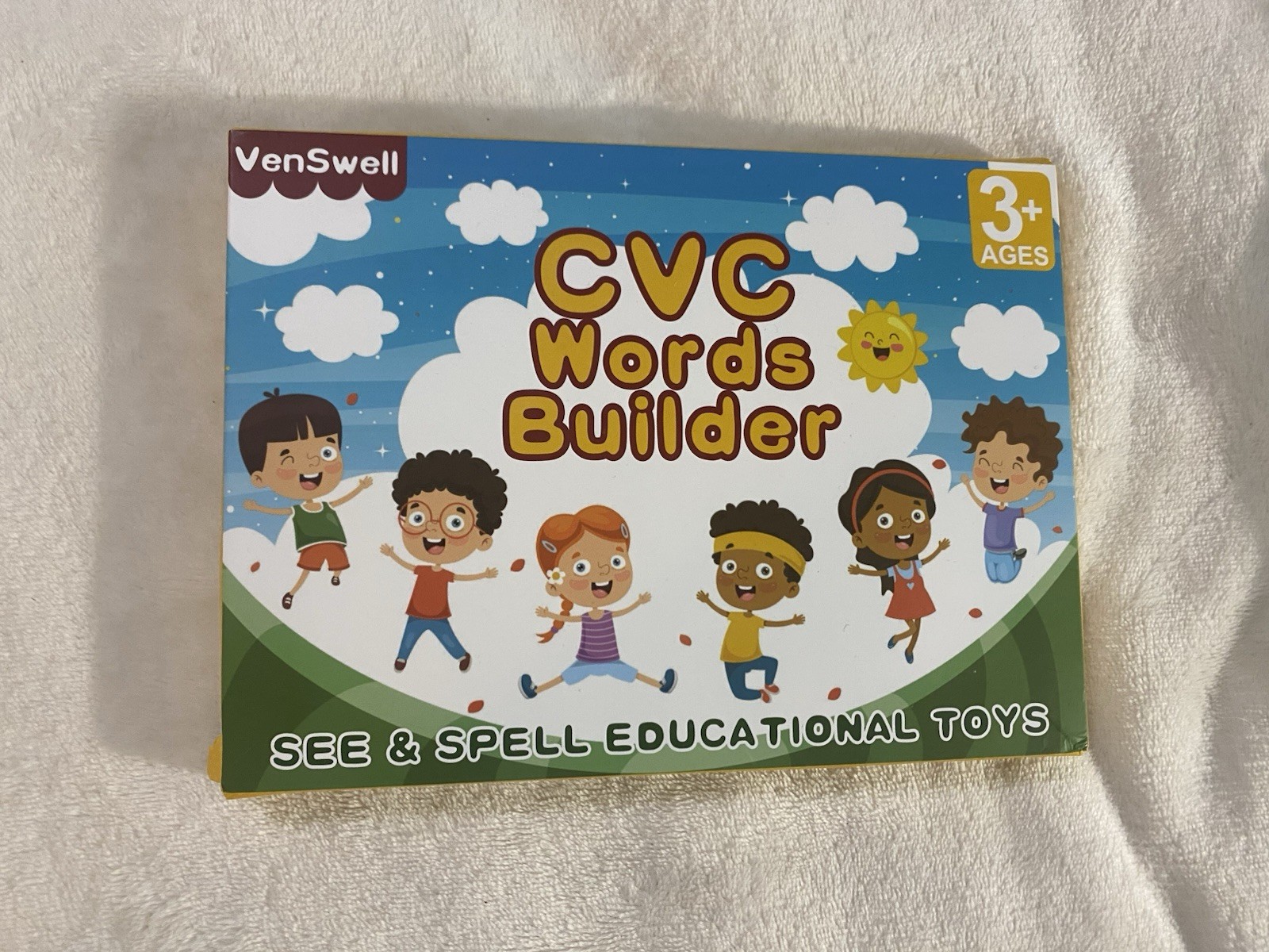 VenSwell CVC Words Builder Educational Toy See & Spell Pre-K Kindergarten Ages3+