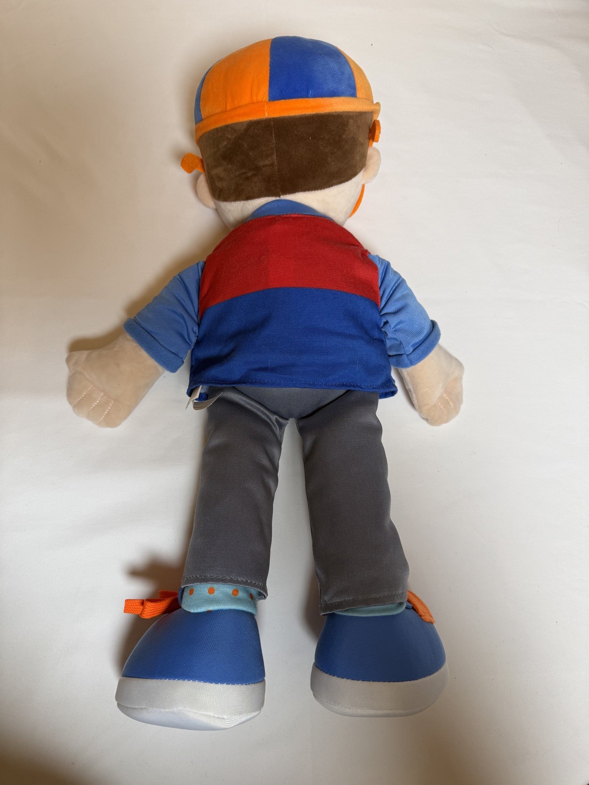 20” Talking Blippi Get Ready and Play Plush Doll Dress Up with Sounds Toy -video