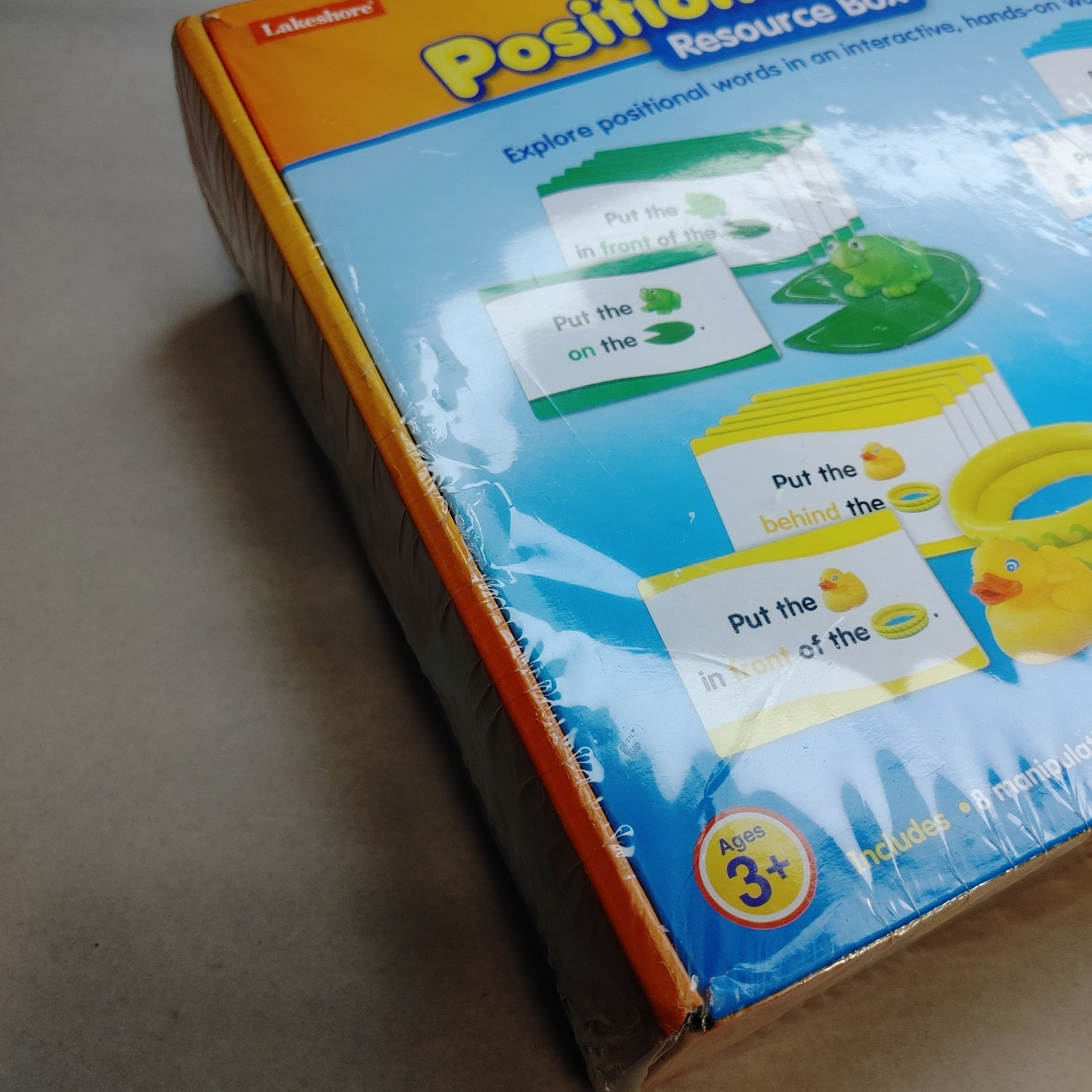 Lakeshore Positional Words Resource Box Ages 3+ PP949 Sealed (READ)