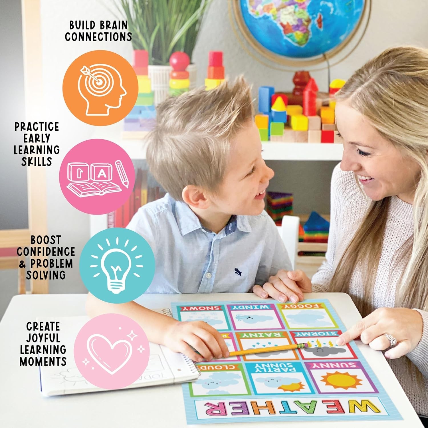 Alphabet & Numbers Posters Set – Toddler Learning Activities