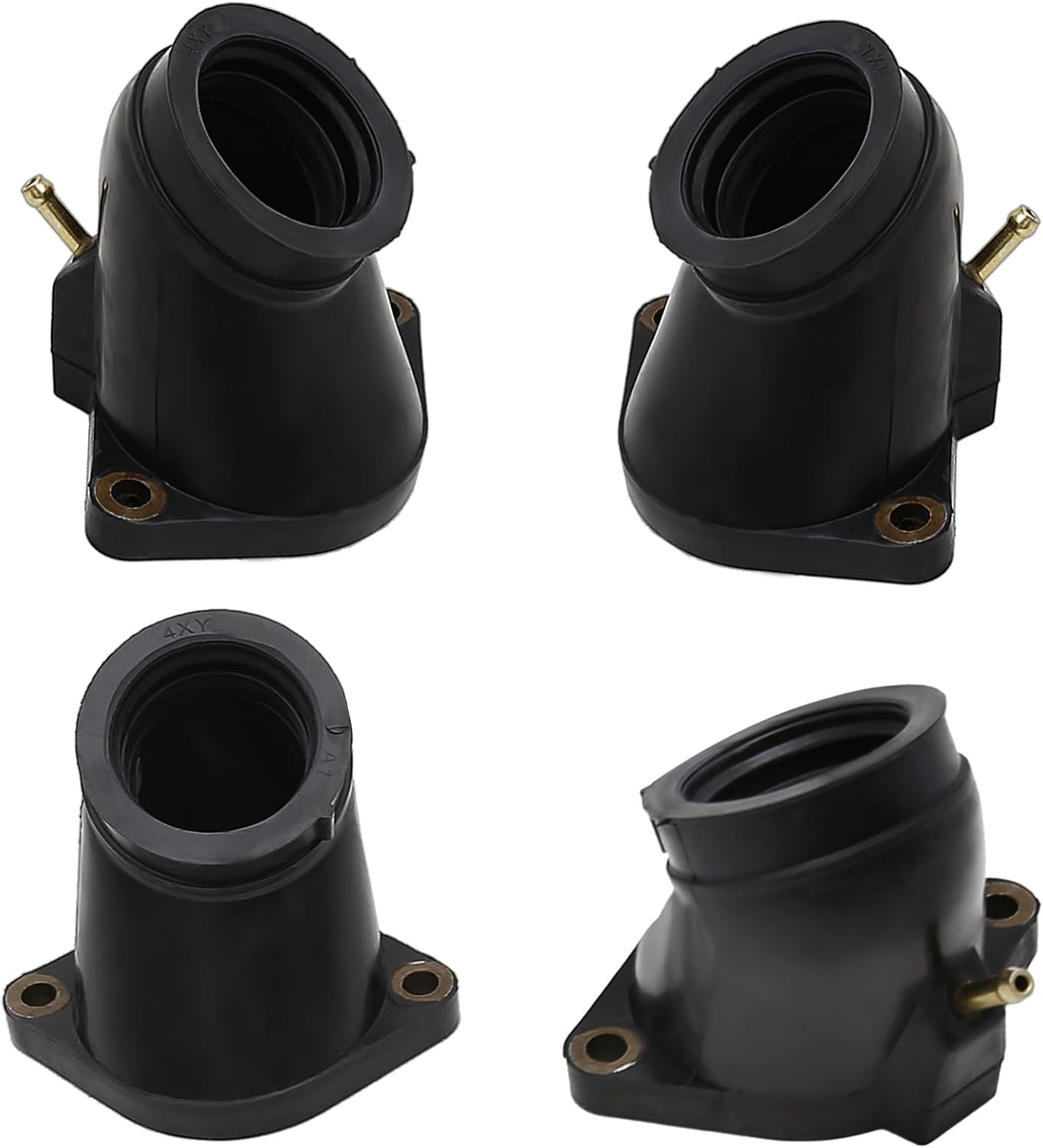 4PCS XVZ1300 Carburetor Intake Manifold Boots for Yamaha Royal Star 1300 Tour