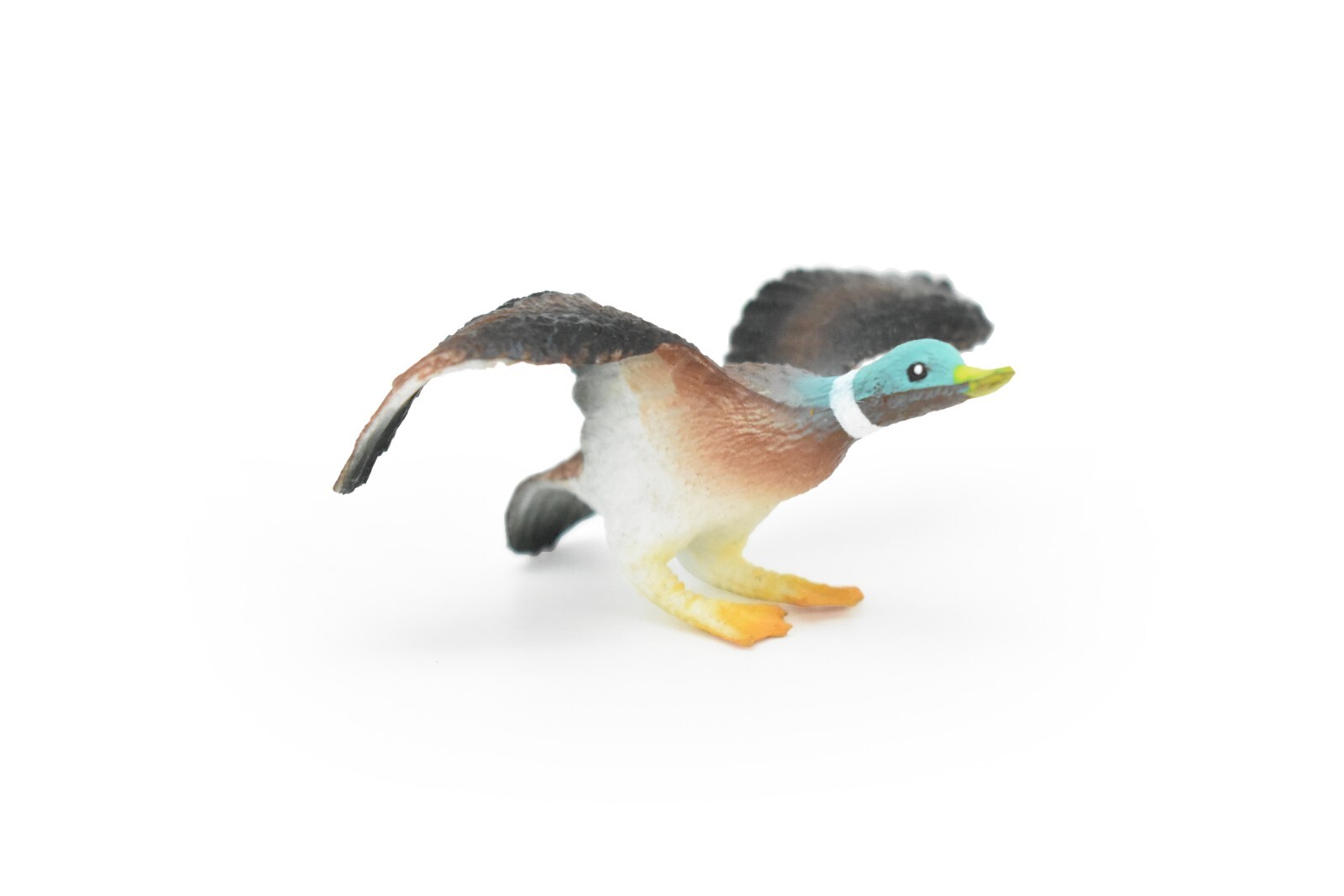 Duck, Mallard, Very Nice Rubber Reproduction, Hand Painted 3 1/2″ F605 B13