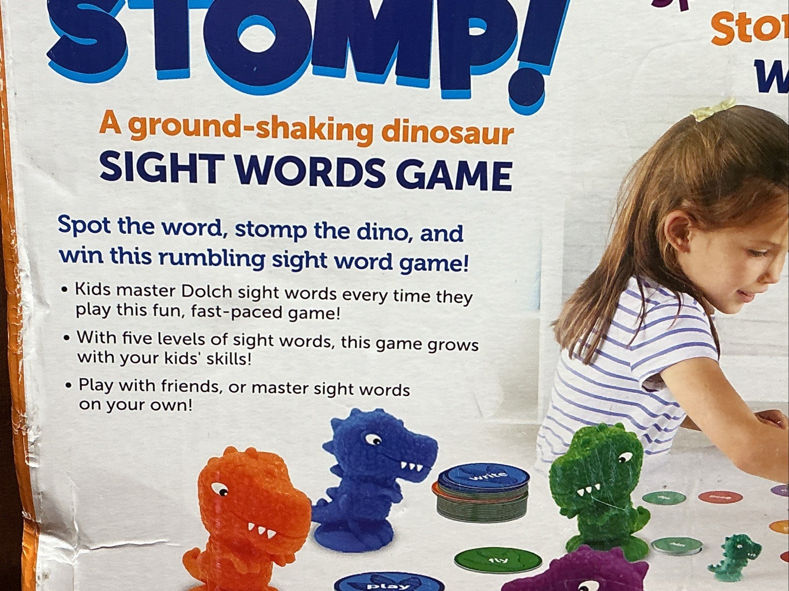 Sight Word Stomp! – Alphabet Toys, Phonics Flash Cards, Classroom Board Games, A